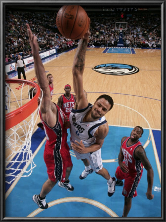 New Jersey Nets V Dallas Mavericks: Tyson Chandler And Kris Humphries by Glenn James Pricing Limited Edition Print image