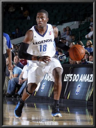 Austin Toros V Texas Legends: Kelvin Lewis by Layne Murdoch Pricing Limited Edition Print image