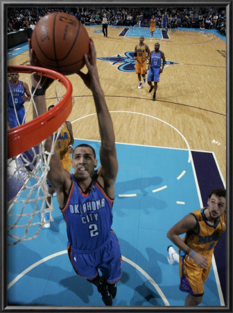 Oklahoma City Thunder V New Orleans Hornets: Thabo Sefolosha by Layne Murdoch Pricing Limited Edition Print image