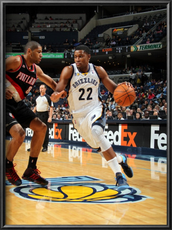 Portland Trail Blazers V Memphis Grizzlies: Rudy Gay And Nicolas Batum by Joe Murphy Pricing Limited Edition Print image