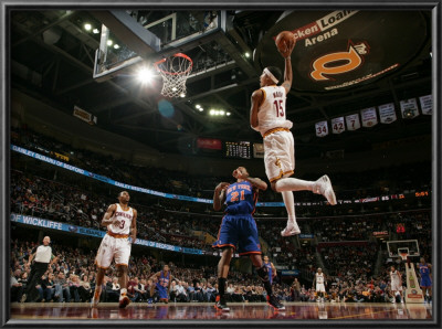 New York Knicks V Cleveland Cavaliers: Jamario Moon, Ramon Sessions And Wilson Chandler by David Liam Kyle Pricing Limited Edition Print image