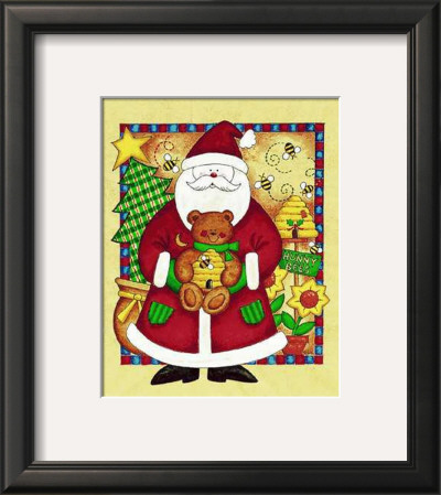 Santa And Bear by Joyce Cleveland Pricing Limited Edition Print image