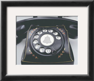 Telephone With Red Flowers by Francisco Fernandez Pricing Limited Edition Print image
