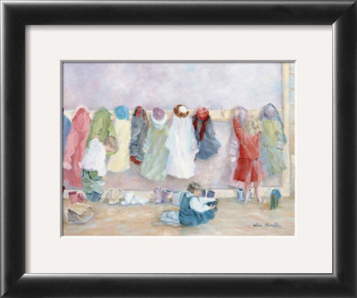 The School Cloakroom by Hélène Léveillée Pricing Limited Edition Print image