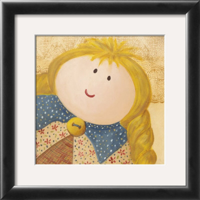 Doll With Blonde Hair And Braids by Alba Galan Pricing Limited Edition Print image
