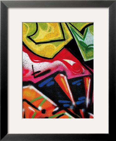 Colorful Graffiti (Detail) by Jenny Kraft Pricing Limited Edition Print image