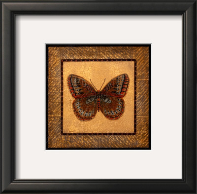 Crackled Butterfly Ii by Wendy Russell Pricing Limited Edition Print image
