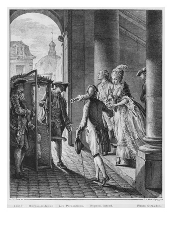 The Precautions, Engraved By Pietro Antonio Martini by Jean Michel Moreau The Younger Pricing Limited Edition Print image