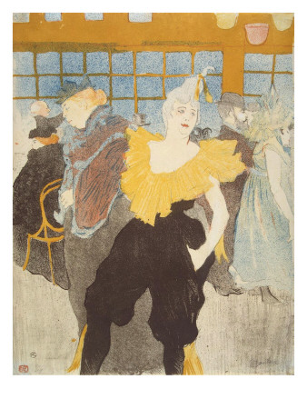The Clownesse In The Moulin Rouge, 1897 by Henri De Toulouse-Lautrec Pricing Limited Edition Print image