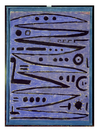 Heroic Strokes Of The Bow, 1938 by Paul Klee Pricing Limited Edition Print image