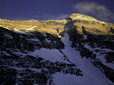 Summit Of Mt. Everest During Sunset Seen From The North Side, Tibet by Michael Brown Pricing Limited Edition Print image