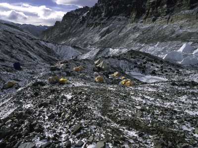 Northside Of Everest At An Iterim Camp, Tibet by Michael Brown Pricing Limited Edition Print image