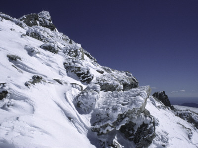 Icy Rocks On Arapahoe Peak, Colorado by Michael Brown Pricing Limited Edition Print image