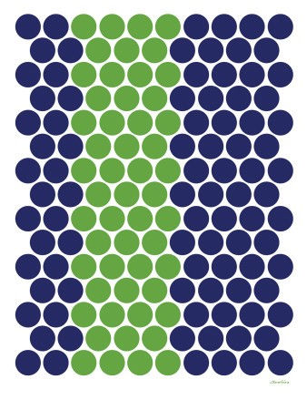 Blue Green Dots by Avalisa Pricing Limited Edition Print image