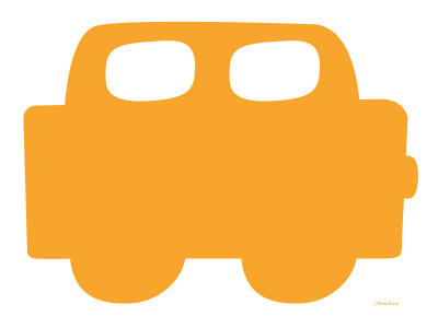 Orange Car by Avalisa Pricing Limited Edition Print image