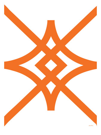 Orange Diamond by Avalisa Pricing Limited Edition Print image
