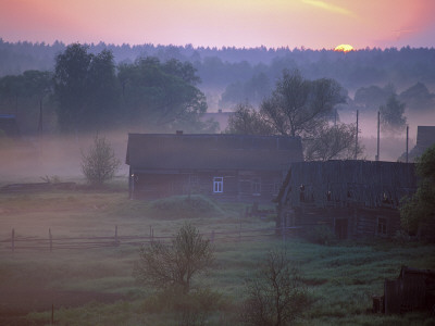 Sunrise Over Chukhrai Village, Bryansk Province, Russia by Igor Shpilenok Pricing Limited Edition Print image