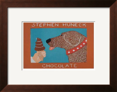 Chocolate by Stephen Huneck Pricing Limited Edition Print image