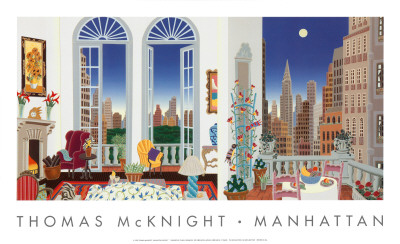 Manhattan Fantasy by Thomas Mcknight Pricing Limited Edition Print image