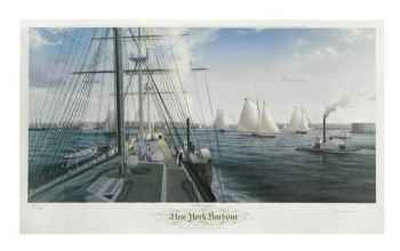 New York Harbour by John Mecray Pricing Limited Edition Print image