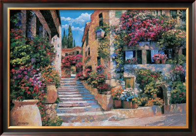 Riviera Stairs by Howard Behrens Pricing Limited Edition Print image