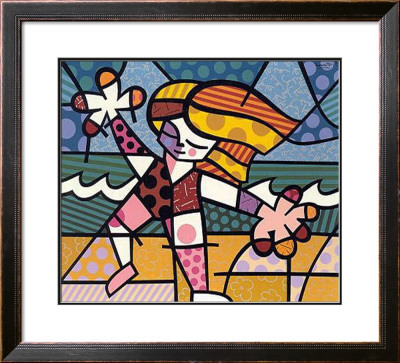 Golden Beaches by Romero Britto Pricing Limited Edition Print image