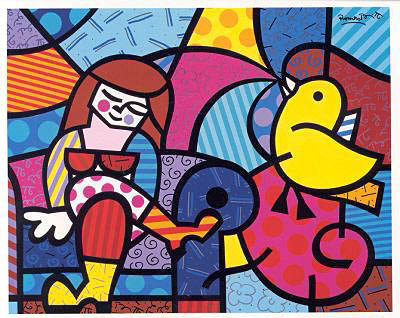Only You Can Hear by Romero Britto Pricing Limited Edition Print image