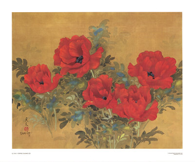 Poppies by David Lee Pricing Limited Edition Print image