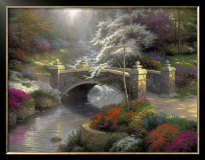 Bridge Of Hope by Thomas Kinkade Pricing Limited Edition Print image