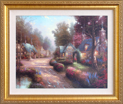 Cobblestone Lane I by Thomas Kinkade Pricing Limited Edition Print image