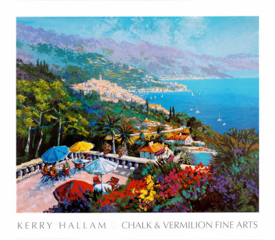 Sur La Terrace by Kerry Hallam Pricing Limited Edition Print image