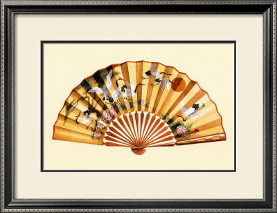 Flying Crane Fan by Lisa Danielle Pricing Limited Edition Print image