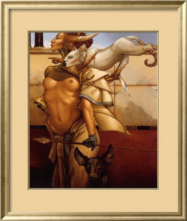 Stalking by Michael Parkes Pricing Limited Edition Print image