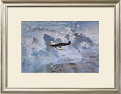 Lone Spitfire by Gerald Coulson Pricing Limited Edition Print image