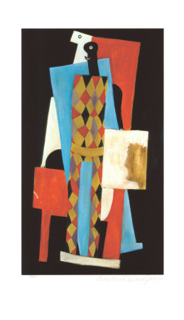 Harlequin by Pablo Picasso Pricing Limited Edition Print image