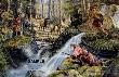 Wapiti Falls by Jack Paluh Limited Edition Pricing Art Print
