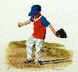 Little Leaguers Ptchr by Patricia Bourque Limited Edition Print