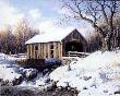 Snow Covered Bridge by Larry Dyke Limited Edition Pricing Art Print