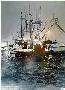 Trawler Home Port by Nita Engle Limited Edition Pricing Art Print