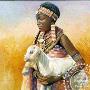Samburu Woman Goat by Nancy Noel Limited Edition Print