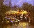 Market Cafe by G Harvey Limited Edition Pricing Art Print