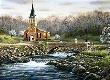 Four Churches Sprng by Rick Kelley Limited Edition Print