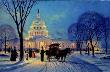 A Winters Eve On Hill by John Barber Limited Edition Print