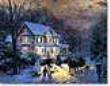Home For Holidays by Thomas Kinkade Limited Edition Pricing Art Print