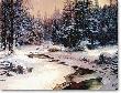 Winters End by Thomas Kinkade Limited Edition Pricing Art Print