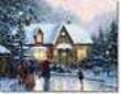 Skaters Pond by Thomas Kinkade Limited Edition Pricing Art Print