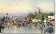 Main St Court by Thomas Kinkade Limited Edition Pricing Art Print