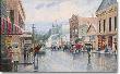 Main St Trolley by Thomas Kinkade Limited Edition Pricing Art Print