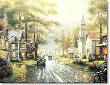 Hometown Evening by Thomas Kinkade Limited Edition Pricing Art Print