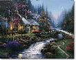 Twilight Cottage by Thomas Kinkade Limited Edition Pricing Art Print
